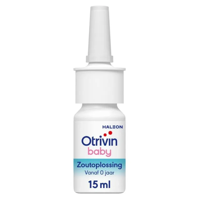 Otrivin Baby Zoutoplossing Neusspray bij een Verstopte Neus 15 ML