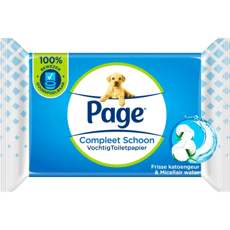 Page Vochtig Toiletpapier - Compleet Schoon