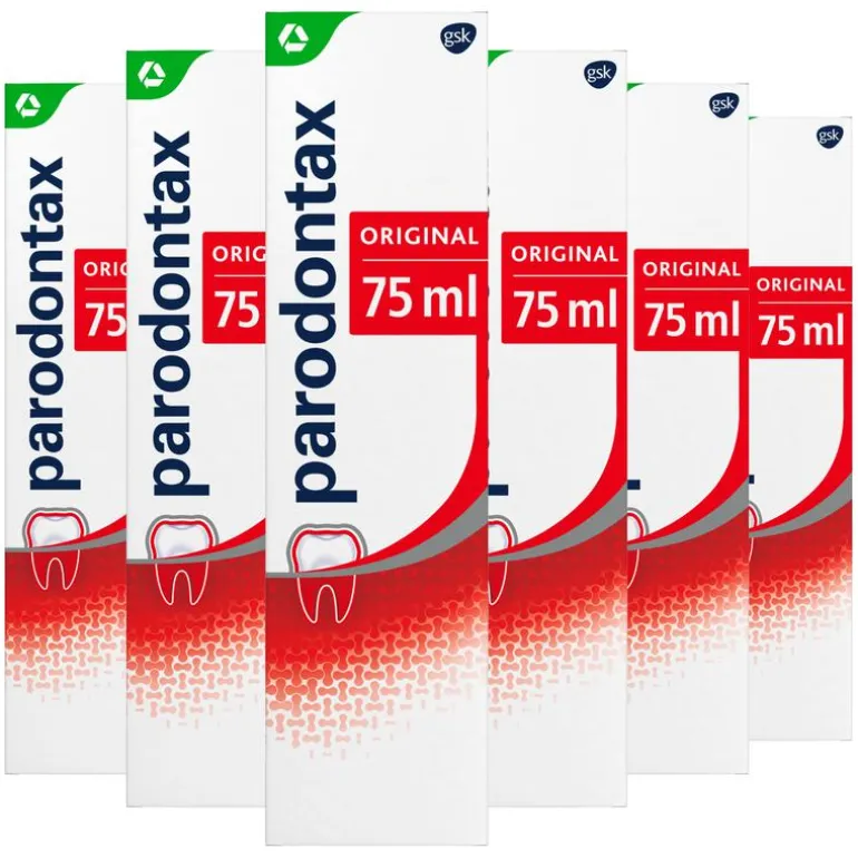 Parodontax Original Tandpasta 75 ML Multipack 6 stuks