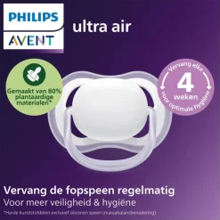 Philips Avent Fopspeen Ultra Air Day 0-6M Double Pack - SCF087/02
