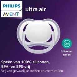Philips Avent Fopspeen Ultra Air Day 0-6M Double Pack - SCF087/02