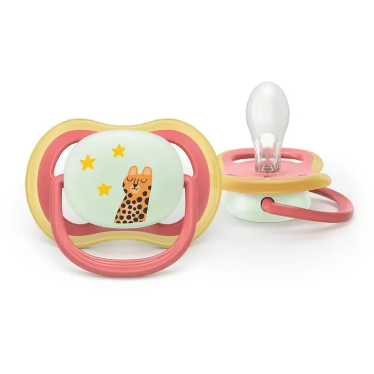Philips Avent Fopspeen Ultra Air Night 18M+ Double Pack - SCF376/33