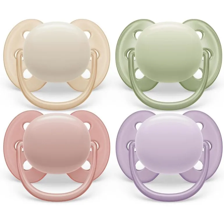 Philips Avent Fopspeen Ultra Soft 0-6M Double Pack, mixed - SCF091/39