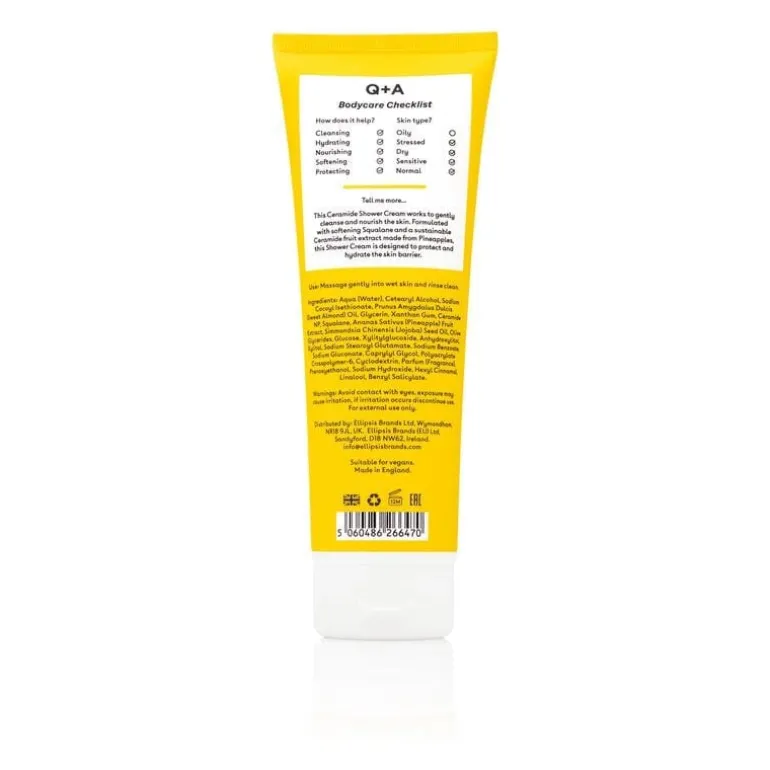 Q+A Ceramide Shower Cream 250 ML