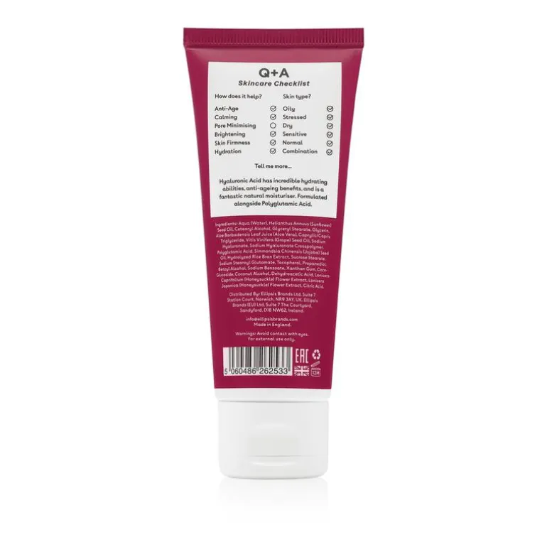 Q+A Hyaluronic Acid Daily Moisturiser 75 ml