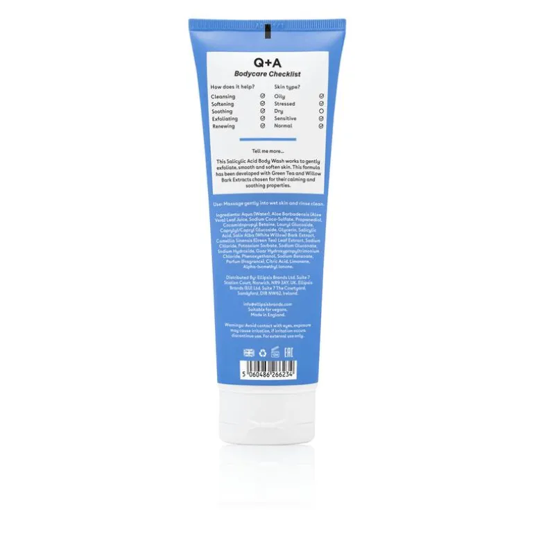 Q+A Salicylic Acid Body Wash 250ML