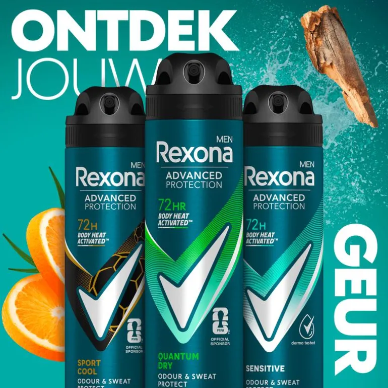 Rexona Men Advanced Protection Quantum Dry Deodorant Spray 150 ML