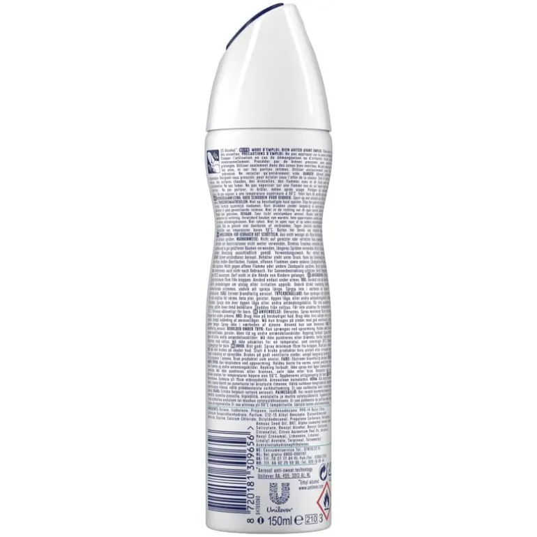 Rexona Woman Advanced Protection Invisible Aqua Deodorant Spray 150 ML