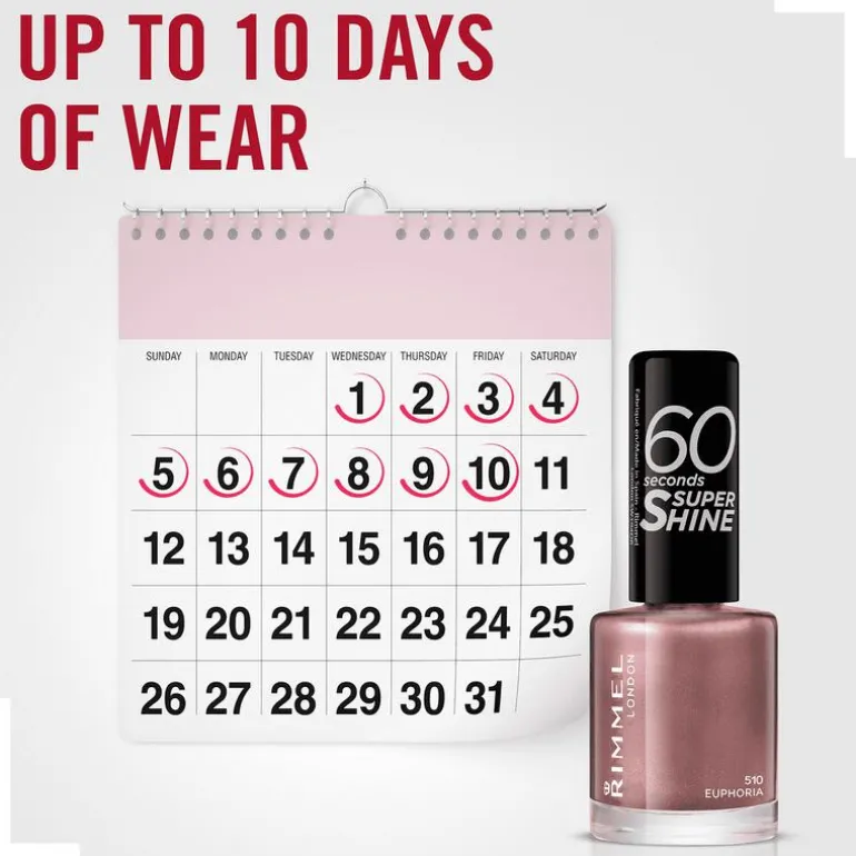Rimmel London 60 Seconds Super Shine Nagellak 510 Euphoria