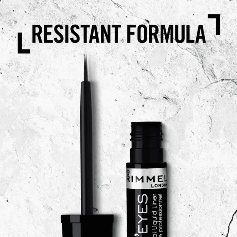 Rimmel London Glam'Eyes Professionalliquid Eyeliner - 002 Velvet Brown