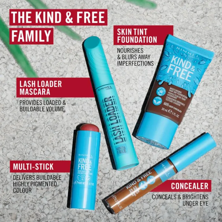 Rimmel London Kind & Free Lash Loader Mascara - Bordeaux - 003 Aubergine