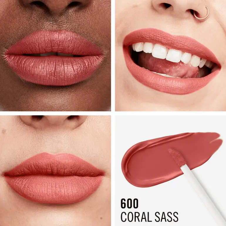 Rimmel London Lasting Mega Matte Liquid Lipstick 600Coral Sass