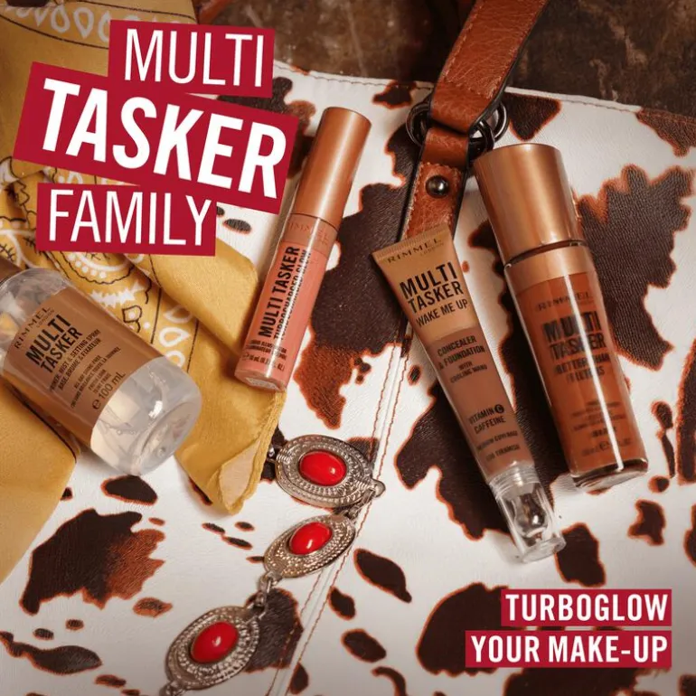 Rimmel London Multitasker Turbocharged Glow Liquid Illuminator Blush - Roze - 001 Not a Basic B