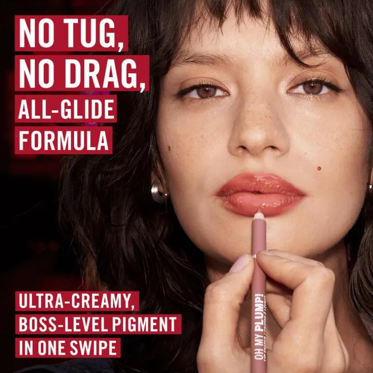 Rimmel London Oh My Plump! Lip Liner - Nude - 010 Iconic Beige