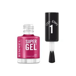 Rimmel London Super Gel Nailpolish - 025 Urban Purple
