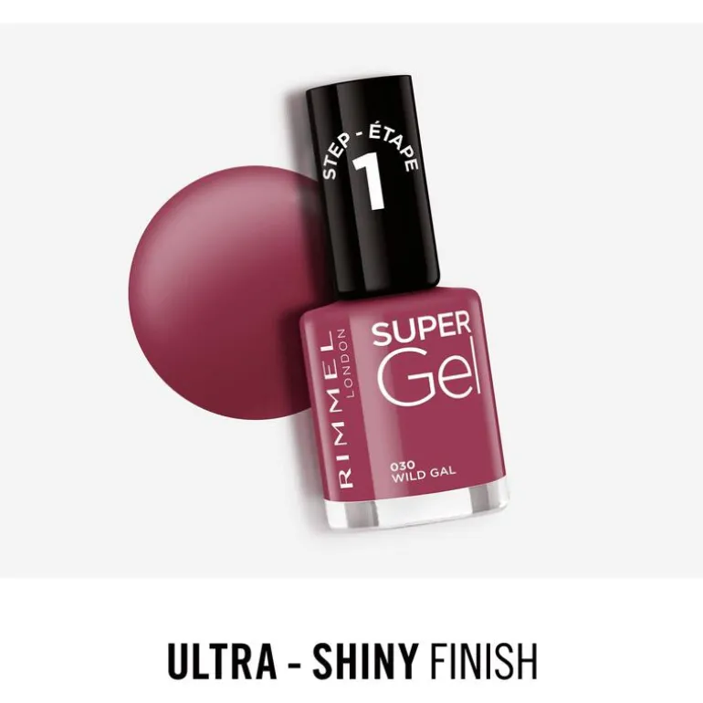 Rimmel London Super Gel Nailpolish 030 Wild Gal