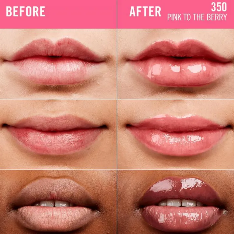 Rimmel London Thrill Seeker Glassy Gloss Lipgloss 350 Pink To The Berry 10 ML