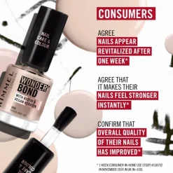 Rimmel London Wonder'Bond Care+Color Nagellak - Roze - 003 Slip Dress