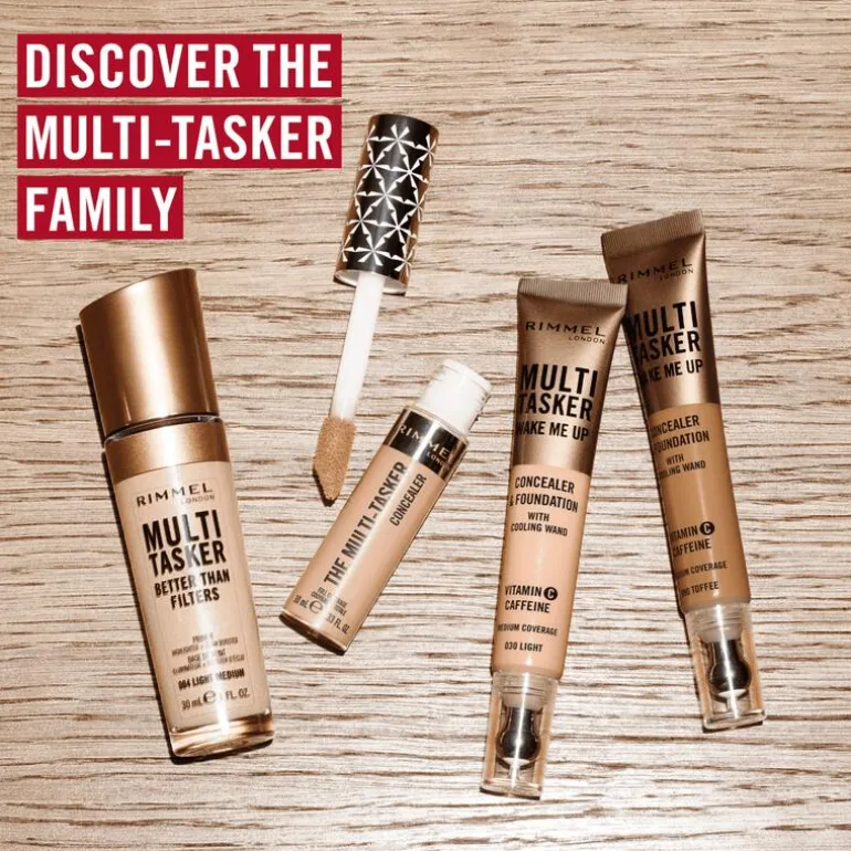 Rimmel Multi-Tasker Wake Me Up Concealer en Foundation 040 Ivory