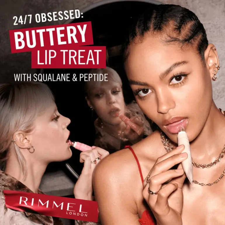 Rimmel Oh My Gloss Butter Me Up Lip Butter - Transparant - 000 Vanilla Frost
