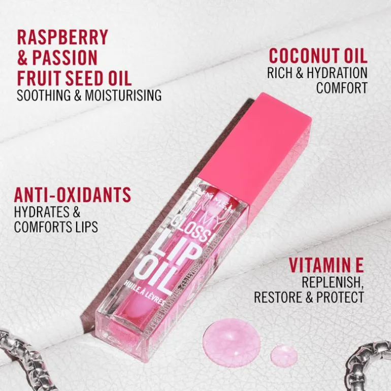 Rimmel Oh My Gloss! Lip Oil 004 Vivid Red