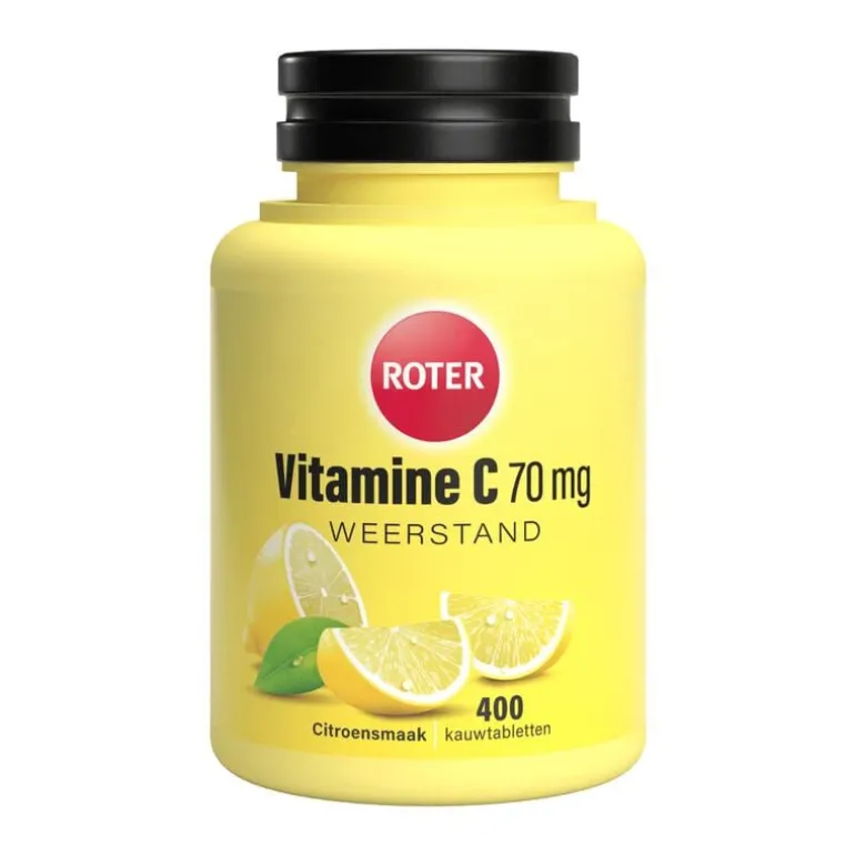 Roter Vitamine C 70 mg citroen 400 kauwtabletten