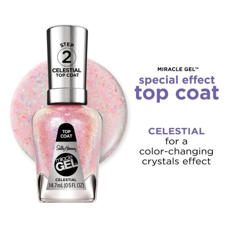 Sally Hansen Miracle Gel Top Coat - Roze - 110 Celestial
