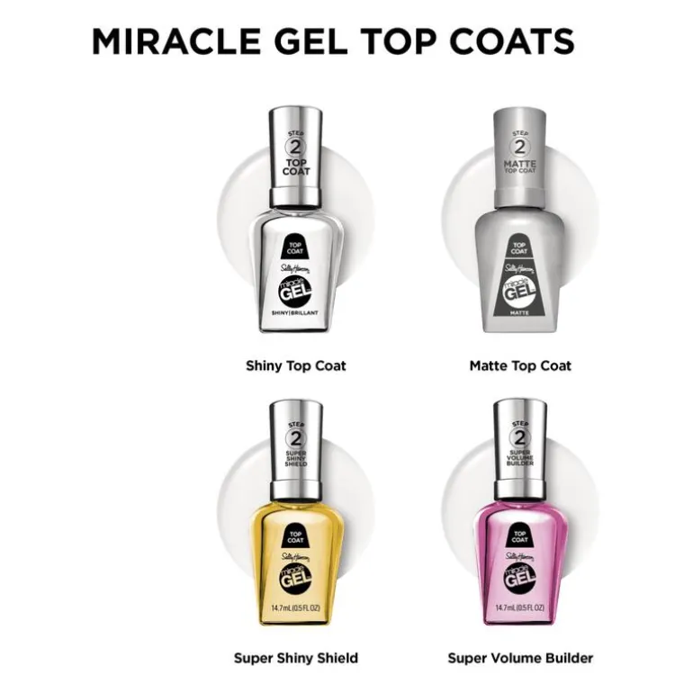 Sally Hansen Miracle Gel Top Coat - Transparant - 114 SuperVolume Builder