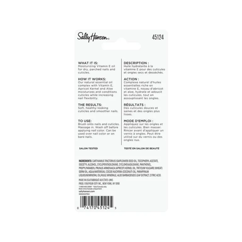 Sally Hansen Vitamine E Nagel & Nagelriem Olie 13 ML