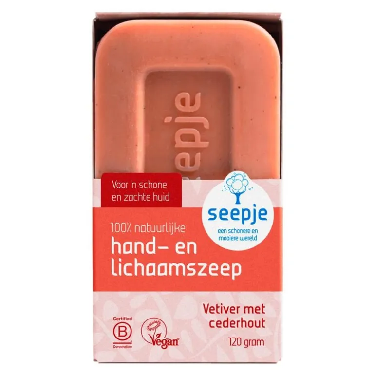 Seepje Handzeep en Lichaamszeep Bar 120 gram