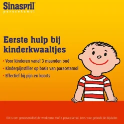 Sinaspril Paracetamol Kauwtabletten 10 stuks
