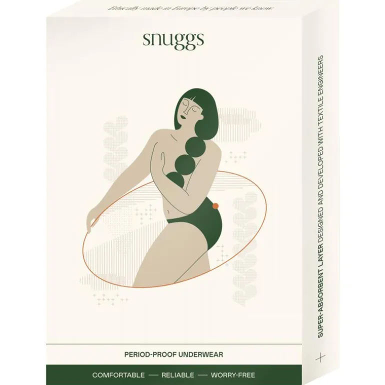 Snuggs period underwear Active highrise light black M