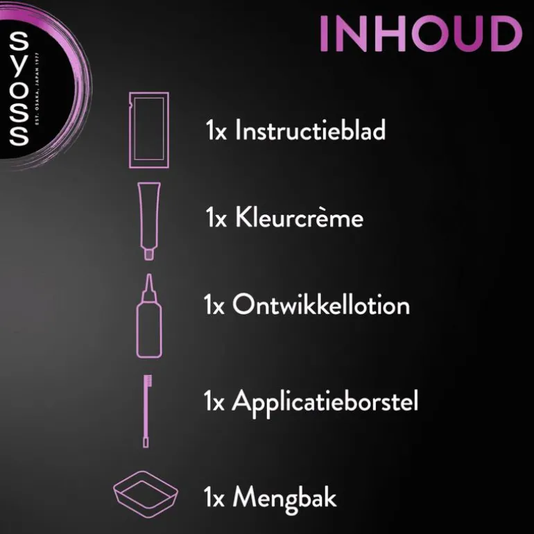 Syoss Browtint Wenkbrauw-wimper verf Donkerbruin
