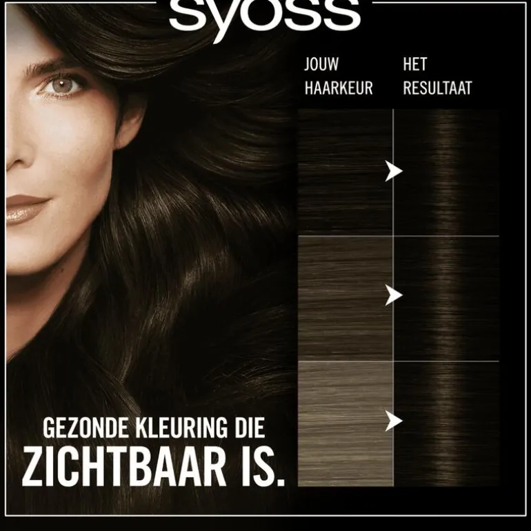 Syoss Oleo Intense 2-10 Bruinzwart/Châtain Noir