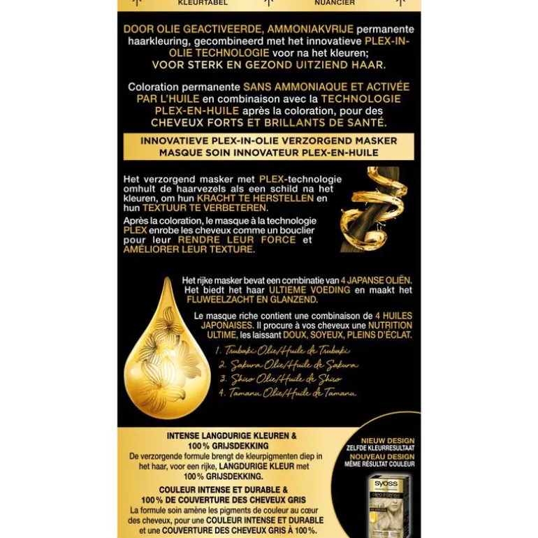 Syoss Oleo Intense 10-50 Licht Asblond