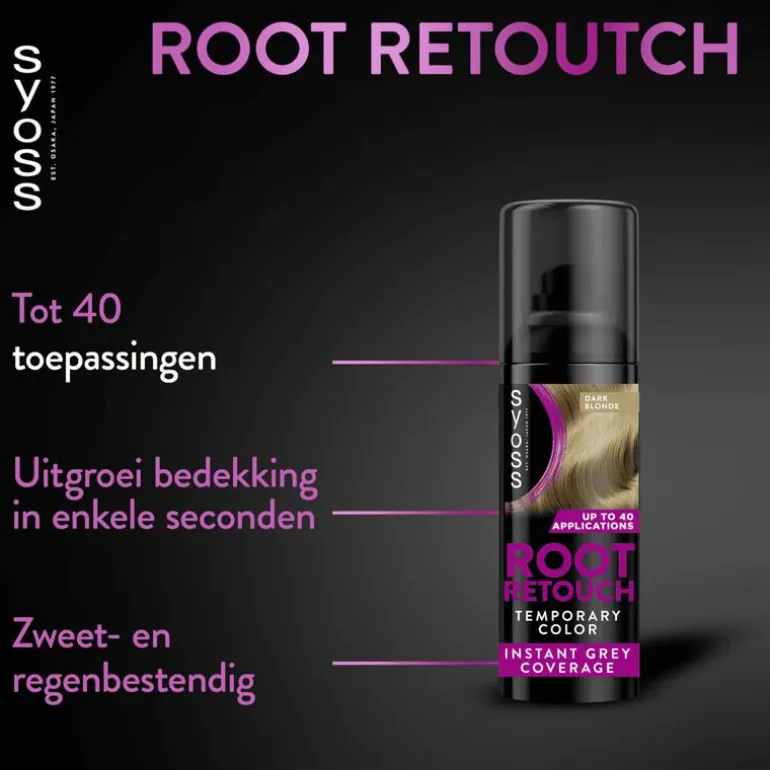 Syoss Uit Groeispray Middenblond