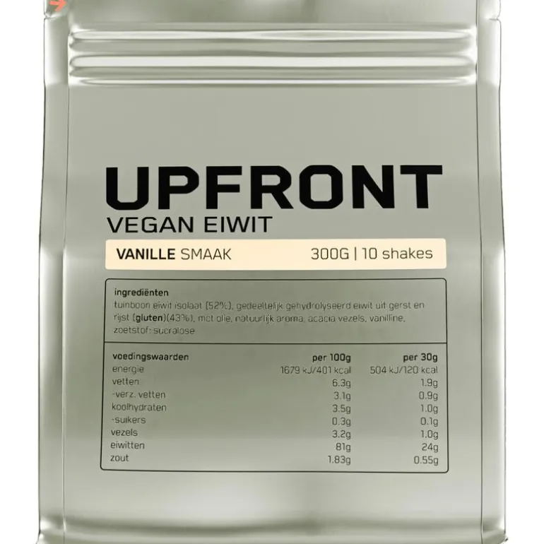 Upfront Vegan Eiwit Vanille 300 GR