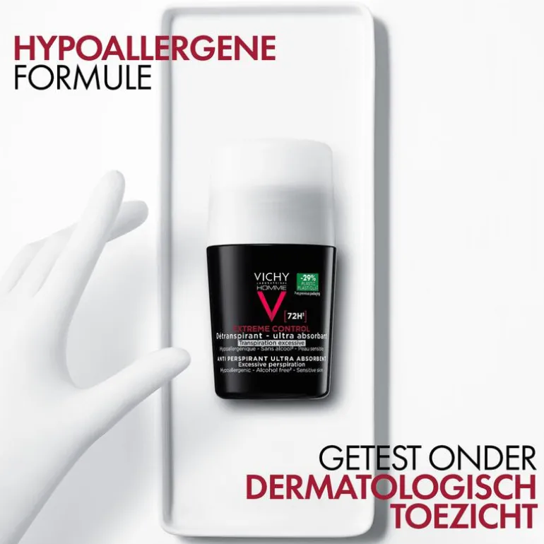 Vichy Homme Deodorant Roller 72U 50 ML