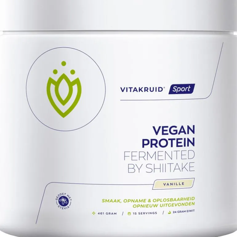 Vitakruid Vegan Proteïnepoeder Vanille 461 GR