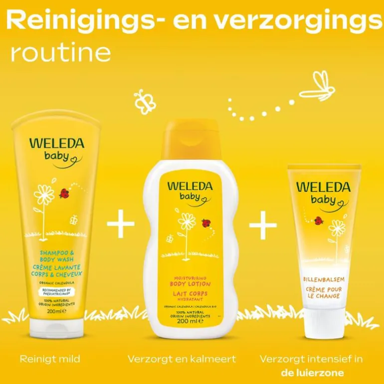 Weleda Calendula Babyshampoo & Douchecrème 200 ML