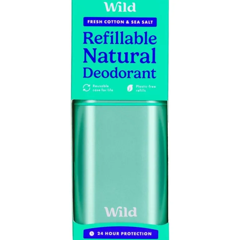 Wild Aqua Case Fresh Cotton & Sea Salt Starterpack Deodorant Stick 1 Stuk