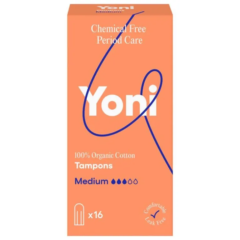 Yoni 100% Biologische Tampons Medium