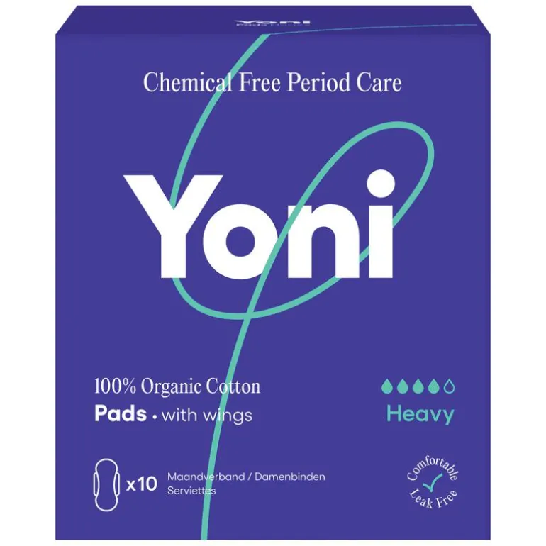 Yoni Maandverband Heavy 100% Biologisch Katoen