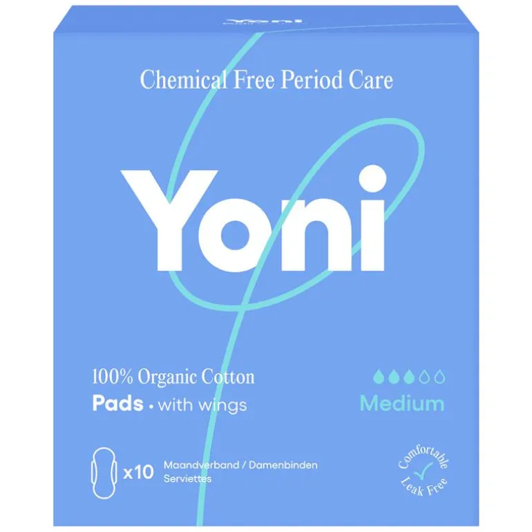 Yoni Maandverband Medium 100% Biologisch Katoen