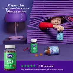Yummygums Kids Suikervrij 60 stuks