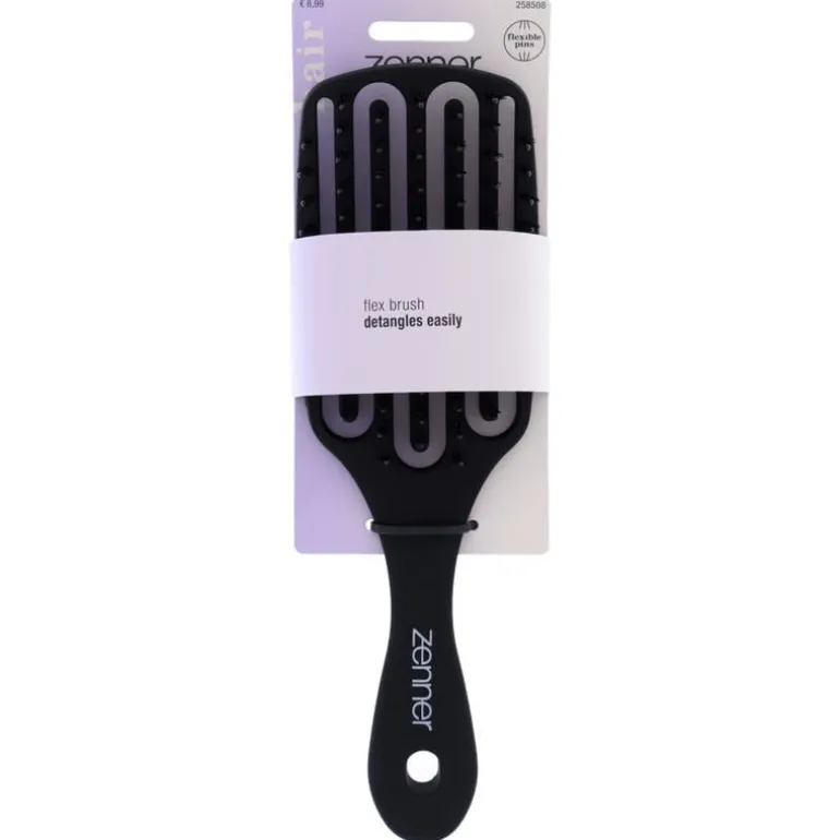Zenner Haarborstel Flex Duo-Pins Paddle