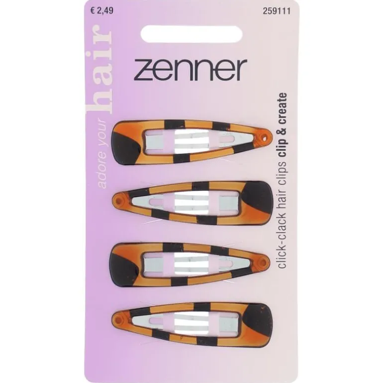 Zenner Klik-klak haarspeld kids 4x